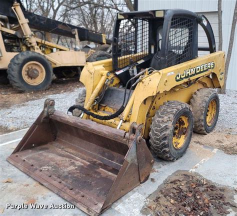 used john deere 240 skid steer loader|damaged skid steer for sale.